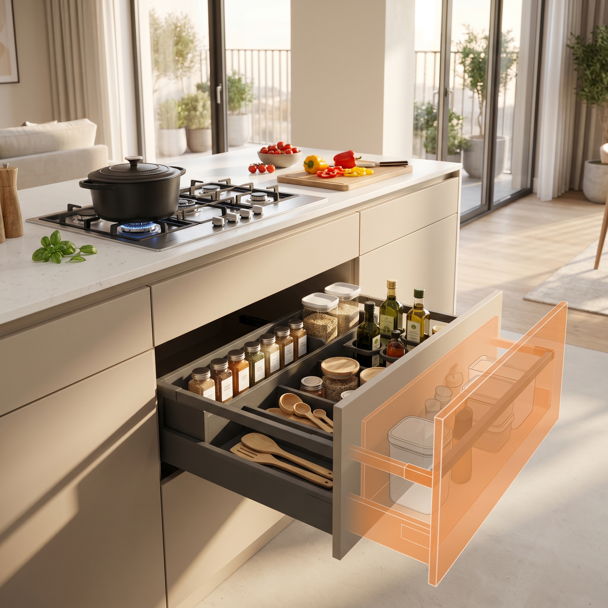 Soft close cabinet hardware