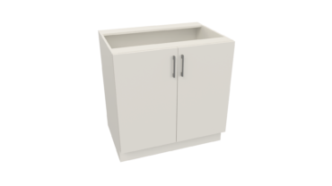 Base Corner Single Piece Cabinet